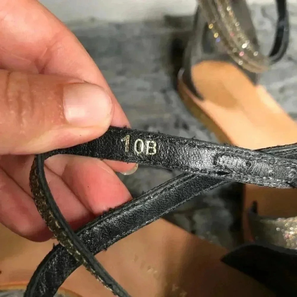 Loeffler Randall Odette Glittery Platform Flat: 10 - Picture 9 of 12